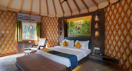 Tathastu Kanha Room Type - Mongolian Yurts With Private Garden Sit-Out (With Swing) Tathastu Kanha Room Type - Mongolian Yurts With Private Garden Sit-Out (With Swing)