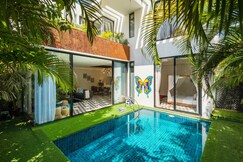 TBK VILLA10 5 mins vagator beach Pvt pool jacuzzi