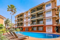 2BHK1 2Bath WiFi WM BackUp Candolim 3rd-Top Floor