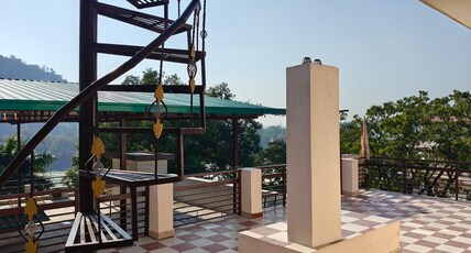 Hotel Devaaya Palace @ Laxman Jhula Room Type - Deluxe AC Room on 3rd Floor with open terrace