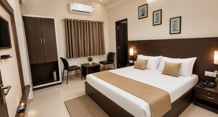 Hotel Kunal & Restaurant (Since 1983) Room Type - Deluxe AC