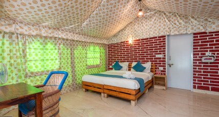 FARM ARAVALIA Room Type - Jungle Hill View Tent