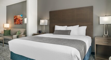 Best Western Plus Wayland Hotel Room Type - Suite-1 King Bed, Non-Smoking, Sofabed, Microwave And Refrigerator, Shower Only, Full Breakfast Best Western Plus Wayland Hotel Room Type - Suite-1 King Bed, Non-Smoking, Sofabed, Microwave And Refrigerator, Shower Only, Full Breakfast