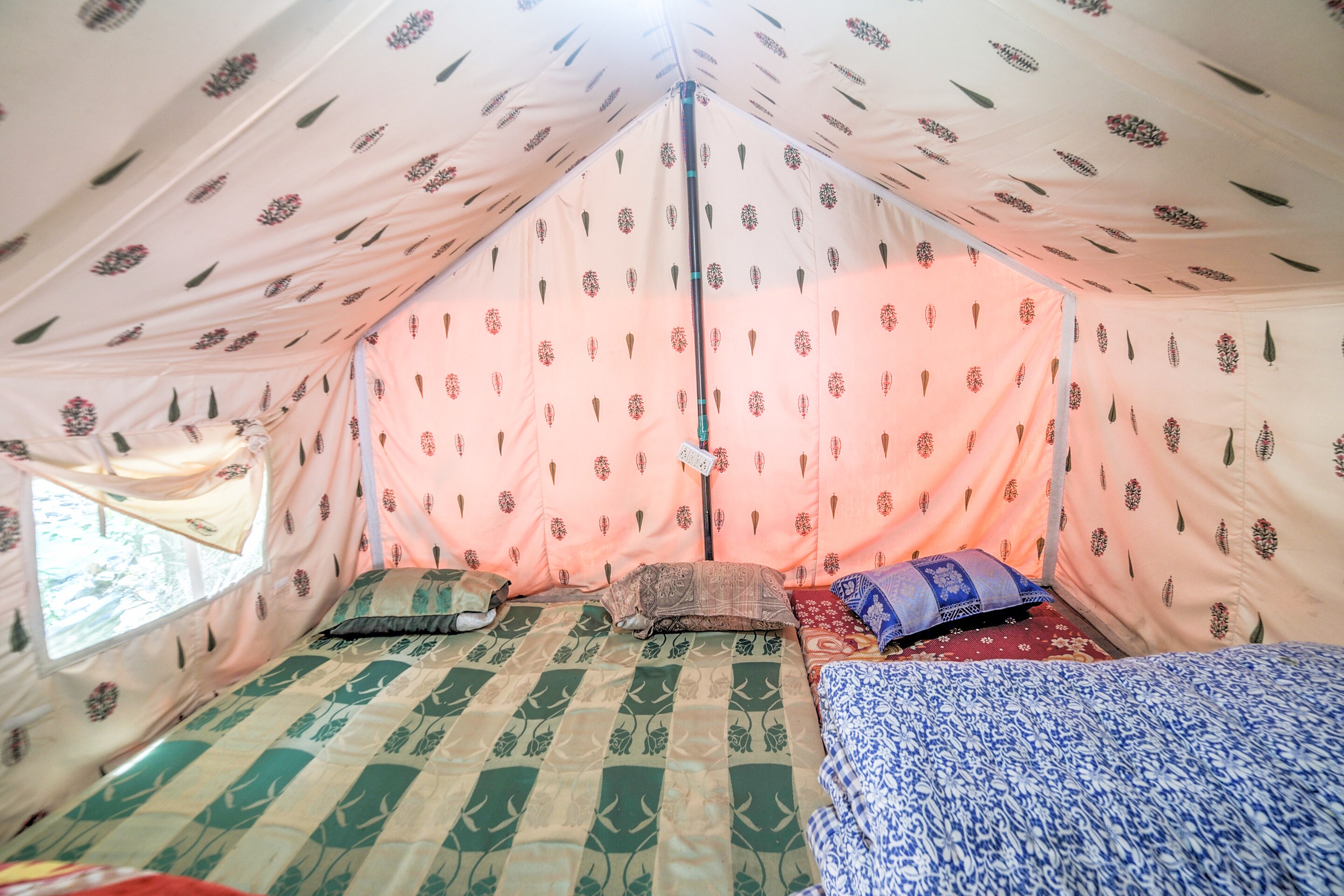 Camp the Parvati River Bank - Tap to explore photos