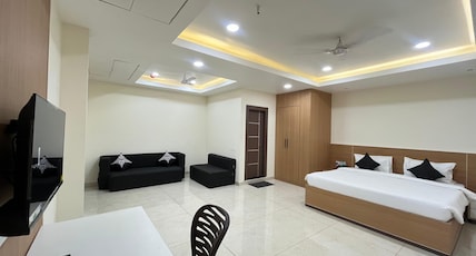 HOTEL SAGAR PALACE Room Type - City View Family Room with King Bed Balcony HOTEL SAGAR PALACE Room Type - City View Family Room with King Bed Balcony