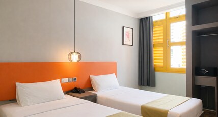 A Hotel Joo Chiat Room Type - Deluxe Twin, Window