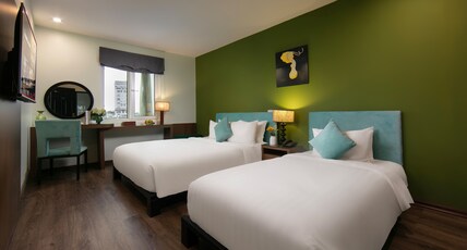Hanoi Anise Hotel and Spa Room Type - Deluxe Twin City View