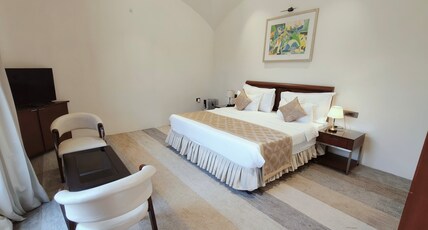 Ayodhya Haat Luxury Cottages Room Type - King Cottage with River View