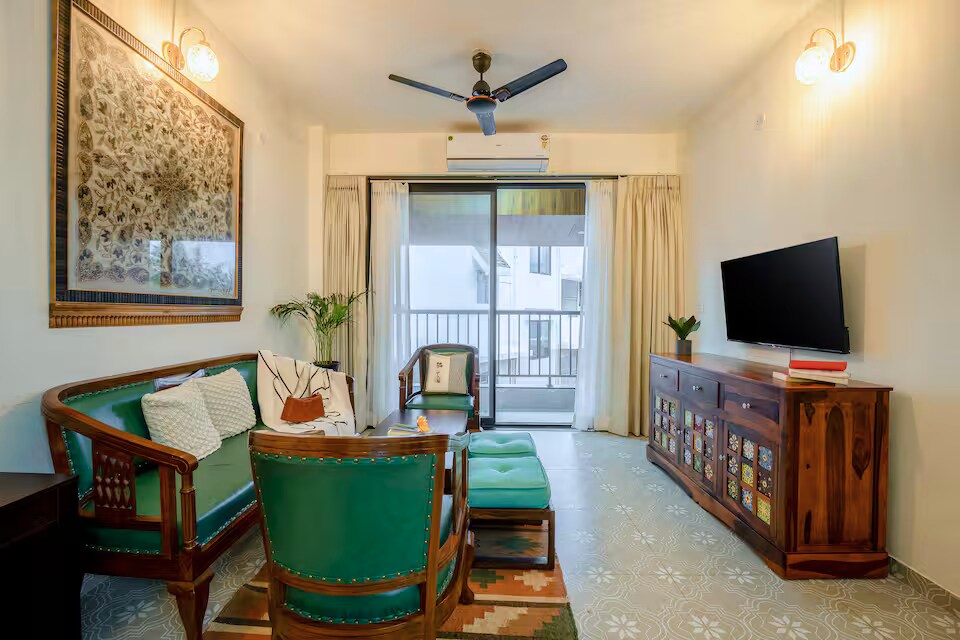 Aurum By KiwiStays | 1 BHK | Pool - Tap to explore photos