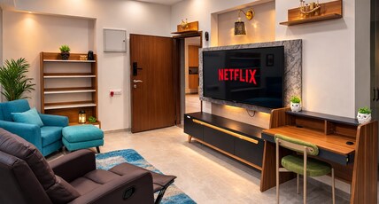 Premium 3BHK serviced apartment Room Type - Premium 3BHK serviced apartment