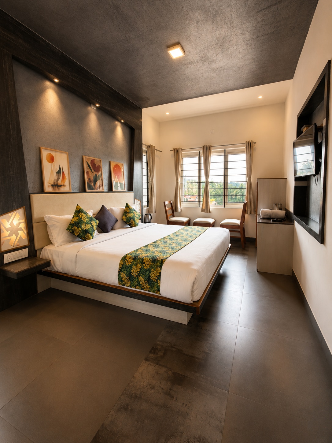SRJ Thaneesh Service Apartments - Tap to explore photos