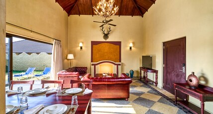 JUNGLE HOME TADOBA WILDERNESS LODGE Room Type - 3 Bedroom Villa