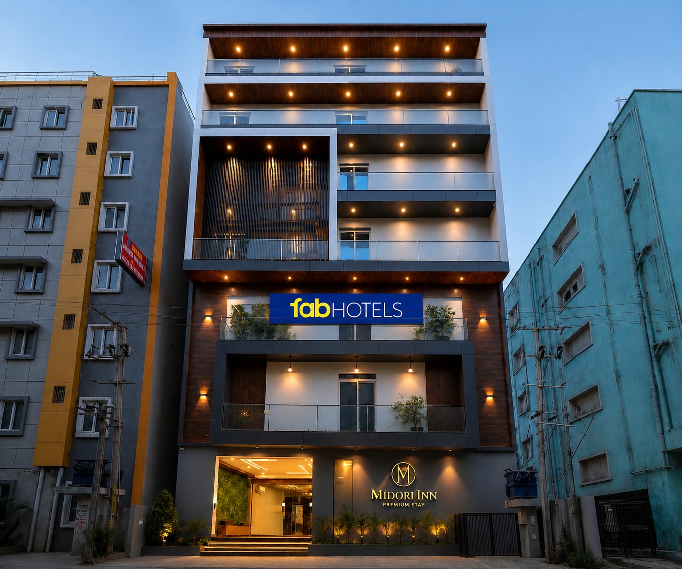 FabHotel Midori Inn- Nr. Cyber Towers - HITECH City - Tap to explore photos