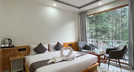 Hotel The Travica Kasol Centrally Heated & Air Cooled Room Type - Premium Room with Balcony