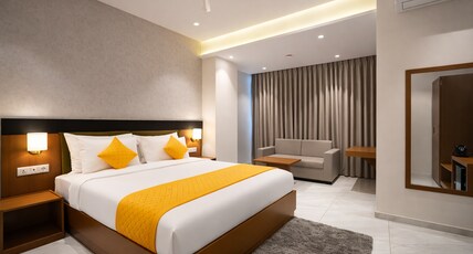 Solasta Stays and Banquets Wakad Room Type - Deluxe Room I 240 to 340 sq ft I large rooms Solasta Stays and Banquets Wakad Room Type - Deluxe Room I 240 to 340 sq ft I large rooms