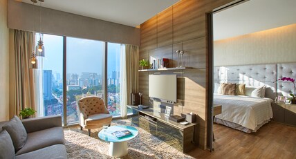 Pan Pacific Serviced Suites Beach Road Room Type - Deluxe One-Bedroom Apartment