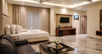 Aryans Sea Sight Resort Room Type - Luxury Deluxe Room-QuadShare