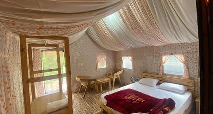 Tiger Fall Aquatic Camps | Swiss Tents Room Type - Swiss Cottage Tents