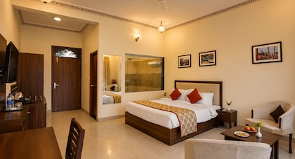 The Karni Mahal - Jaisamand Island Resort, Udaipur Room Type - Deluxe Mountain View Room The Karni Mahal - Jaisamand Island Resort, Udaipur Room Type - Deluxe Mountain View Room