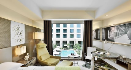 Courtyard by Marriott Agra Room Type - Deluxe King with Porch/City/Garden View Courtyard by Marriott Agra Room Type - Deluxe King with Porch/City/Garden View