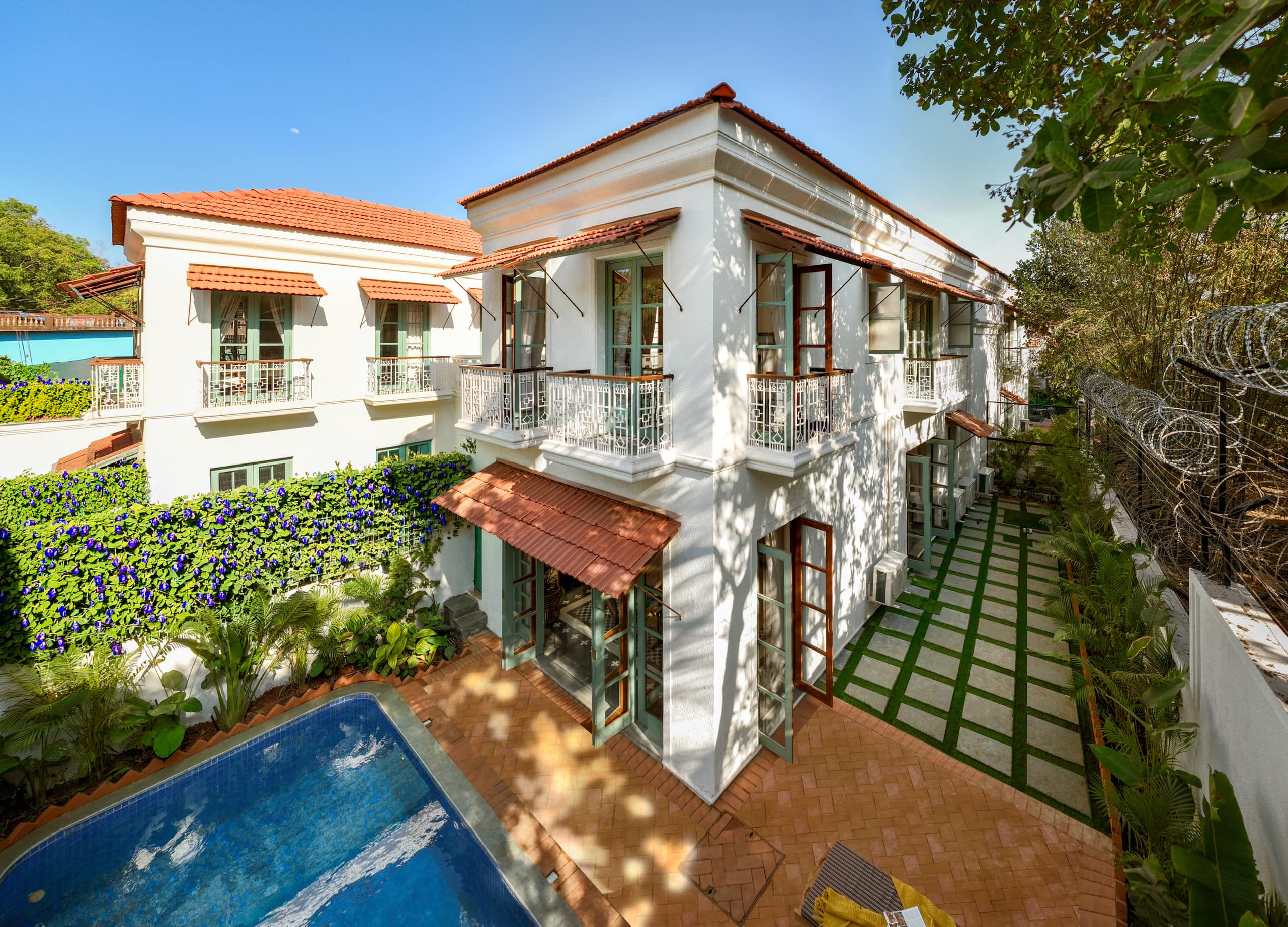 La Massima by The Blue Kite - 2BHK Indo Portuguese Villa with Pvt Pool, Balcony & Housekeeping(03) - Tap to explore photos