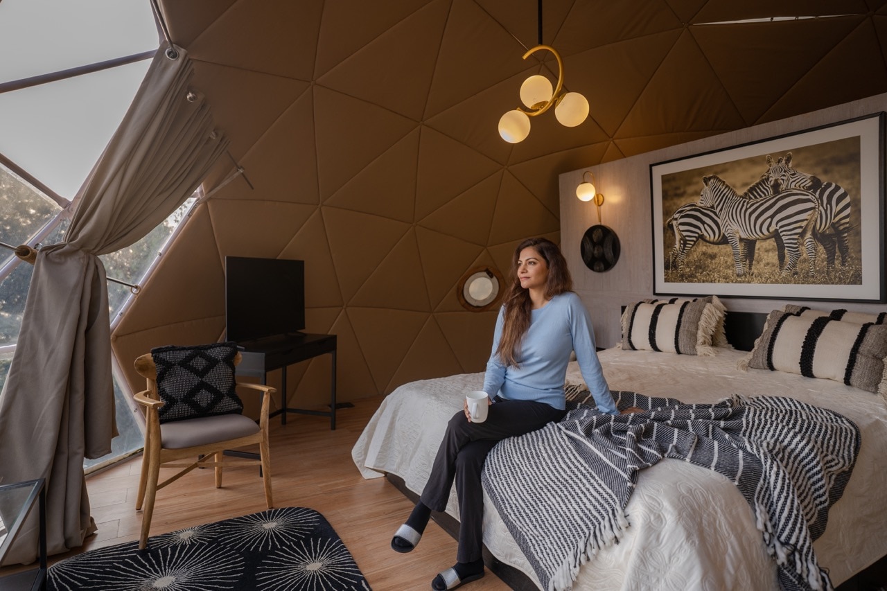 Geodesic Domes With Private Deck - Tap to explore photos