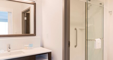 Hampton Inn & Suites Indianapolis/keystone, IN Room Type - 1KN STDO BALCONY MIC FRIDG