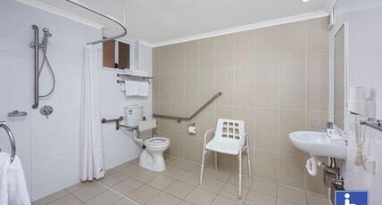 Best Western Casula Motor Inn Room Type - Accessible - 1 Queen, Mobility Accessible, Roll In Shower, Soundproof, Work Desk, Wi-Fi, Non-Smoking Best Western Casula Motor Inn Room Type - Accessible - 1 Queen, Mobility Accessible, Roll In Shower, Soundproof, Work Desk, Wi-Fi, Non-Smoking