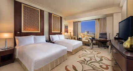 Conrad Dubai Room Type - TWO DOUBLE BED DELUXE ROOM - SEA VIEW