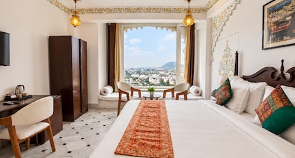 Darbar Garh - A Lakeview Haveli by HST Hotels Room Type - Deluxe Room with Partial Lake View Darbar Garh - A Lakeview Haveli by HST Hotels Room Type - Deluxe Room with Partial Lake View