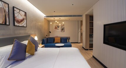 Trava Stays | Manyata Tech Park Room Type - Modern Luxe Stay | Studio