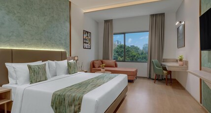 The Fern Residency Vadodara,Alkapuri, Series By Marriott Room Type - Winter Green Premium, Guest room, 1 King, City view The Fern Residency Vadodara,Alkapuri, Series By Marriott Room Type - Winter Green Premium, Guest room, 1 King, City view