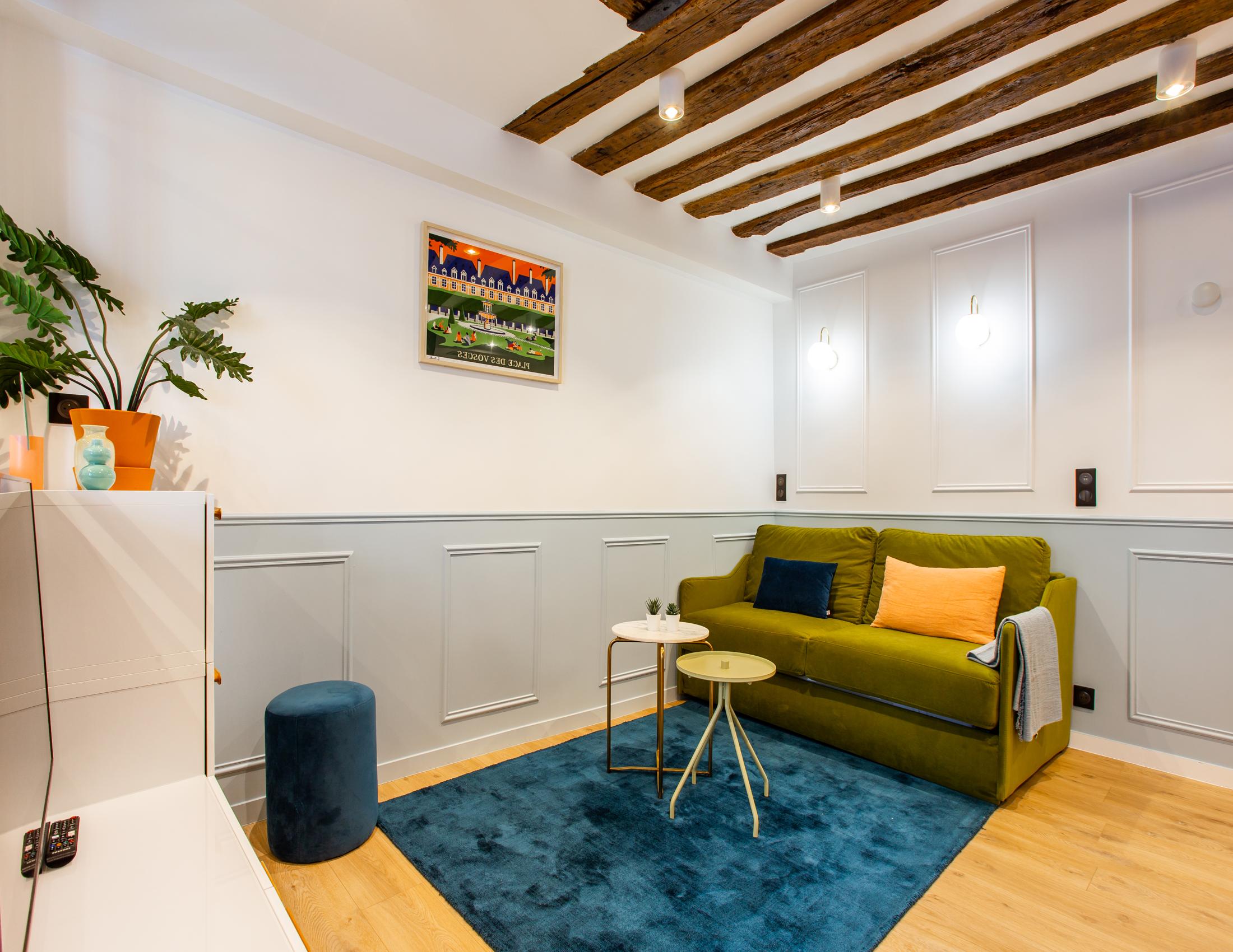 Charming apartment - 1BR/4P - Le Marais - Tap to explore photos