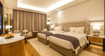 The Leela Bhartiya City Bengaluru Room Type - Premier Twin High Floor Room