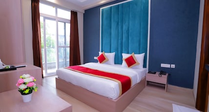 Hotel Nirvana Inn and Banquet Near Expo Mart Room Type - Deluxe Room With Welcome Kit Hotel Nirvana Inn and Banquet Near Expo Mart Room Type - Deluxe Room With Welcome Kit