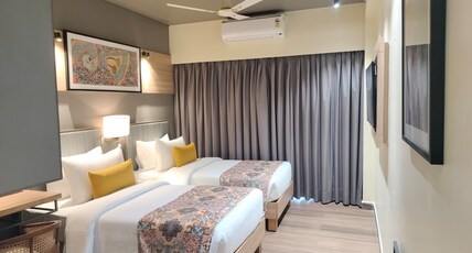 Regenta Central Puri Odisha Room Type - Deluxe Twin with Balcony Partial Sea View-  Enjoy Complimentary Hi-Tea