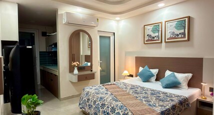 Orvella Stays South City 2 Gurgaon Room Type - Bedroom