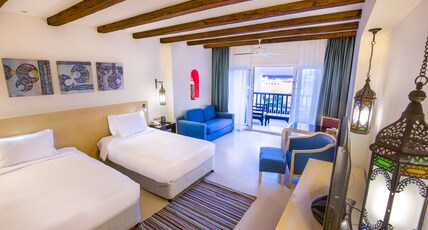Hilton Marsa Alam Nubian Resort Room Type - TWIN DELUXE ROOM SEA VIEW