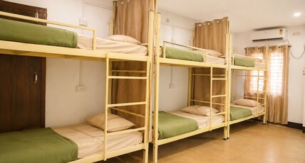 Wanderpals Guwahati | Backpacker Stay Near Pratiksha Hospital Room Type - Bed in 10-Bed Mixed Dormitory Room