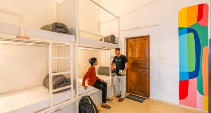 Madpackers Goa (Anjuna) | Pool Table & Bar Room Type - Bed in Superior 6Bed Mixed Ensuite