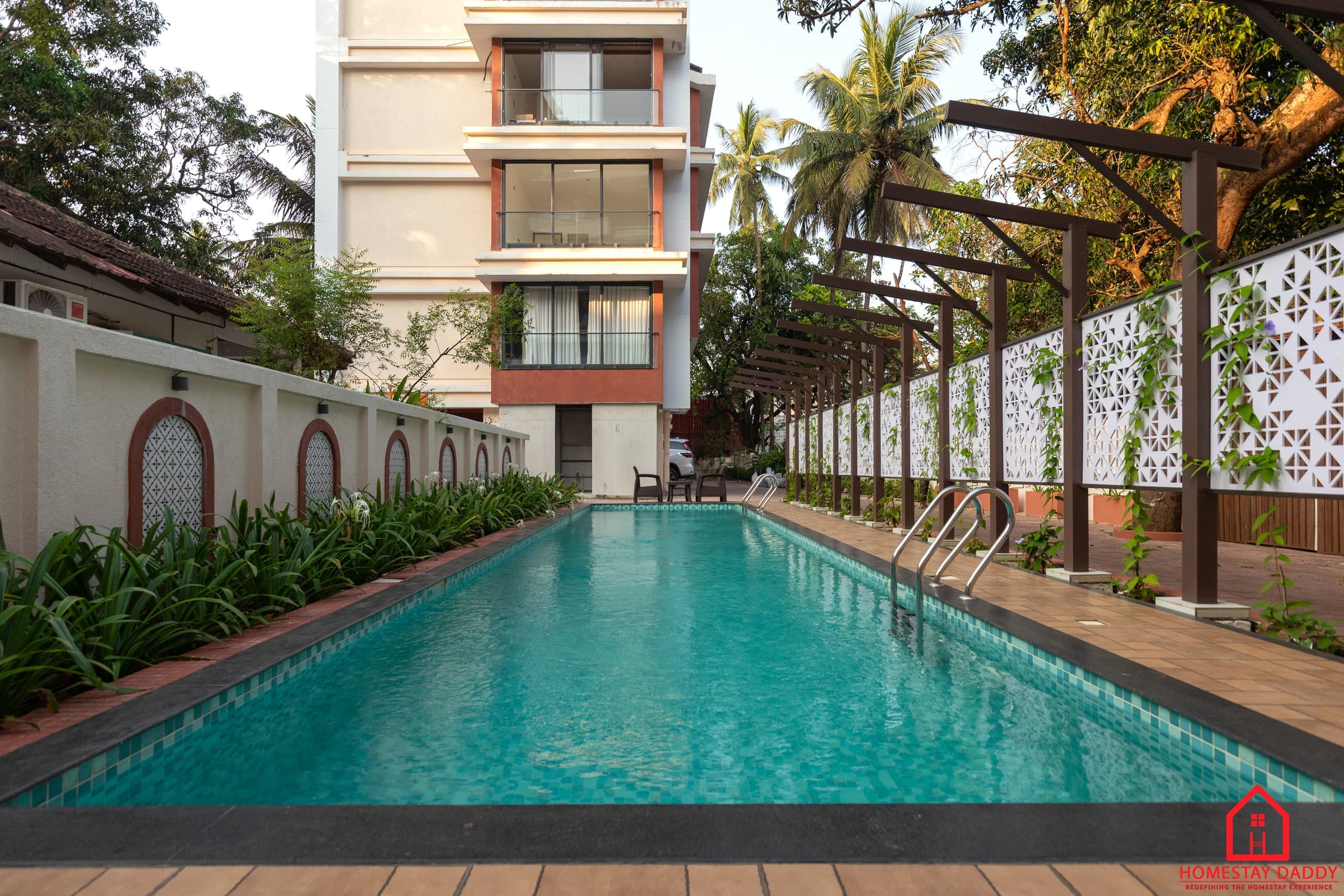 SandCastle 3BHK Jacuzzi Baga Beach 3KM By Homestay Daddy - Tap to explore photos