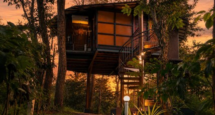 Pugmark Jungle Resort Room Type - Tree House Honeymoon Cottage with Jacuzzi Pugmark Jungle Resort Room Type - Tree House Honeymoon Cottage with Jacuzzi