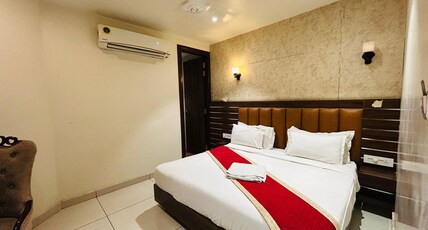 Rajlaxmi Hotel Near Jaipur Airport Room Type - Deluxe Room (Free Airport Pick-up & Drop - 8 AM to 8 PM) Rajlaxmi Hotel Near Jaipur Airport Room Type - Deluxe Room (Free Airport Pick-up & Drop - 8 AM to 8 PM)