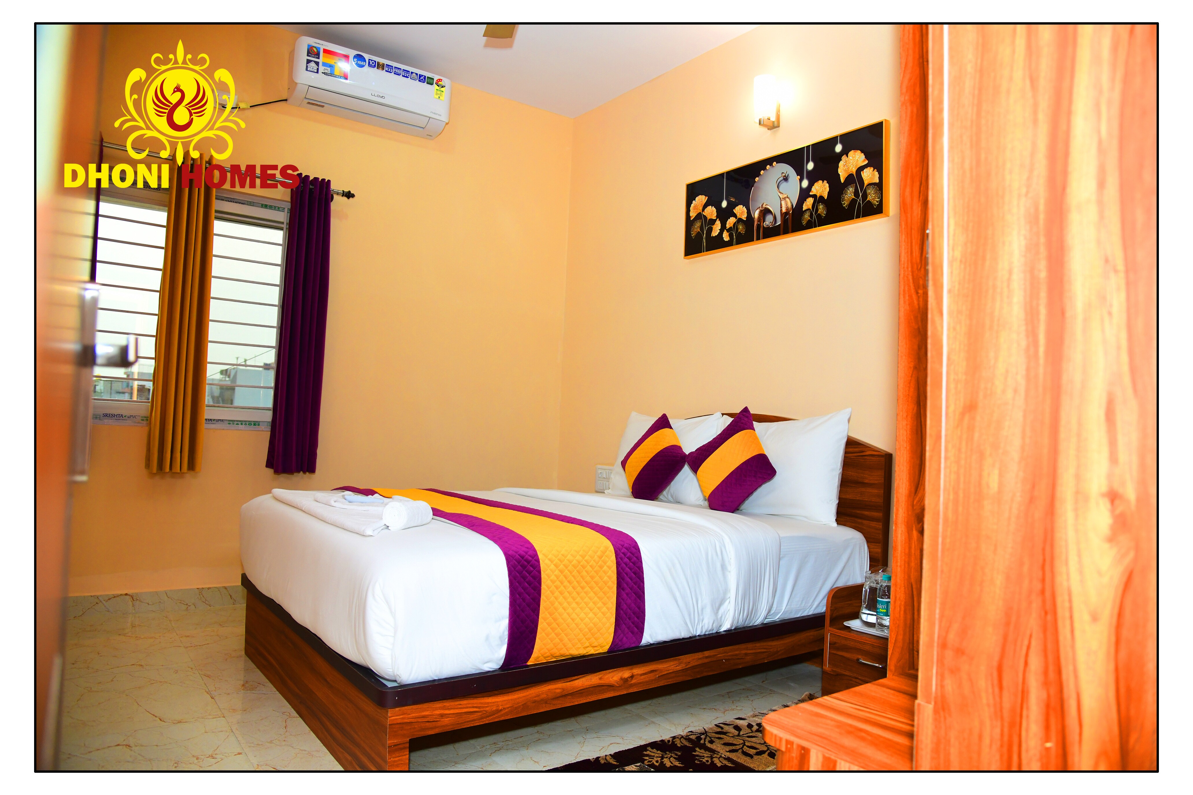 Dhoni Homes - Premium 1 BHK Service Apartment Manyata Tech Park - Tap to explore photos