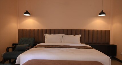 Landmark Woods Resort (100 mt. from Rhino view point) Room Type - Luxury Cottage (With Jungle and Pool View , Private Balcony) Landmark Woods Resort (100 mt. from Rhino view point) Room Type - Luxury Cottage (With Jungle and Pool View , Private Balcony)
