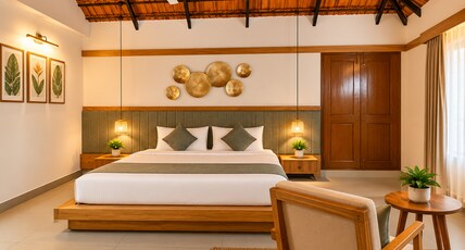 Bhoomi by Ostello Room Type - Room 202: Superior King Room with Bathtub and Balcony
