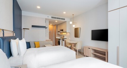 Staybridge Suites Bangkok Thonglor, an IHG hotel Room Type - 2 Single Studio Suite High Floor
