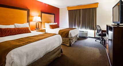 Best Western Plus Sidney Lodge Room Type - 2 Queen Beds, Non-Smoking, Pet Friendly Room, Microwave And Refrigerator, Full Breakfast Best Western Plus Sidney Lodge Room Type - 2 Queen Beds, Non-Smoking, Pet Friendly Room, Microwave And Refrigerator, Full Breakfast