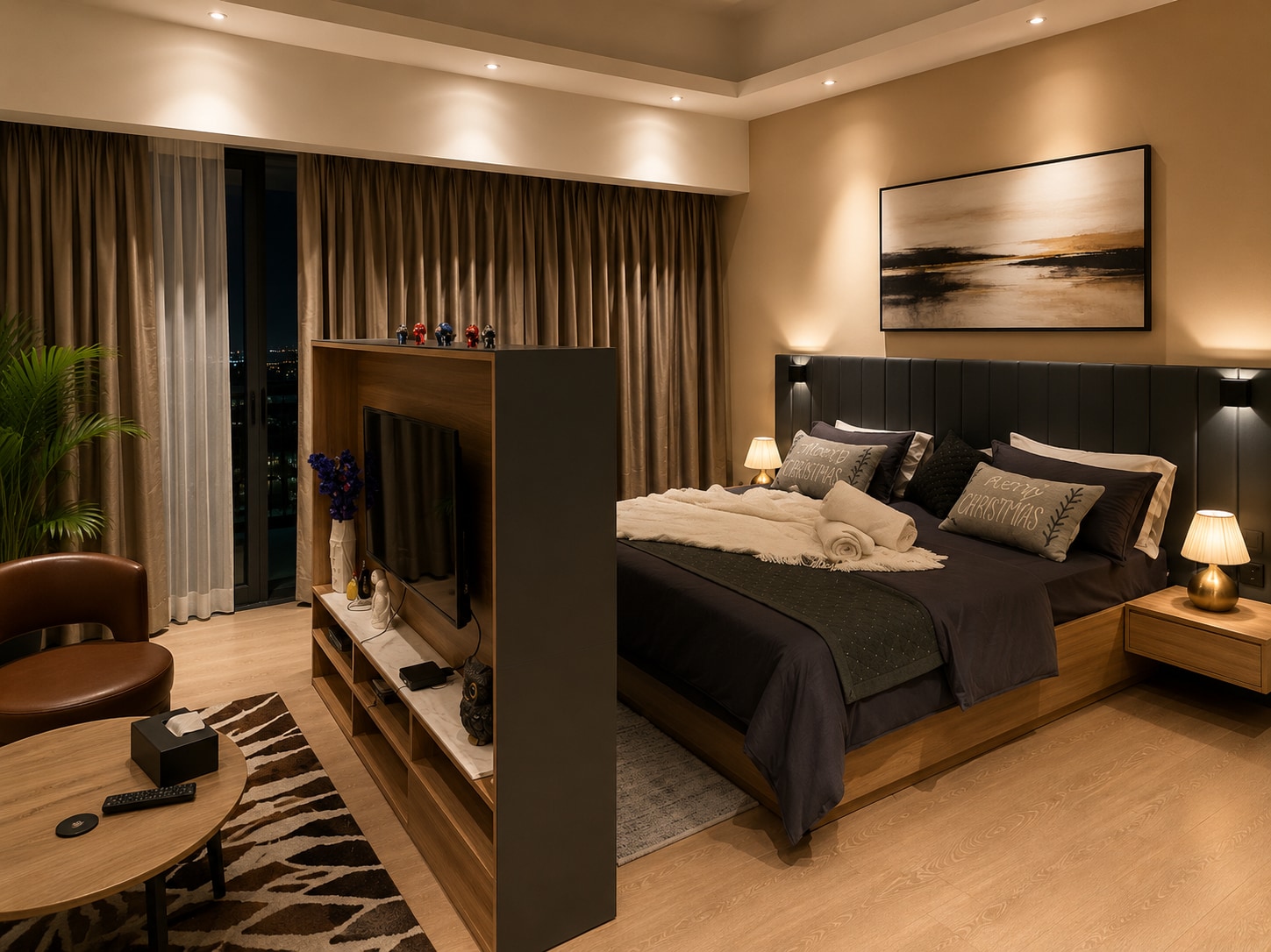 Olive crescent apartment in paras square - Tap to explore photos