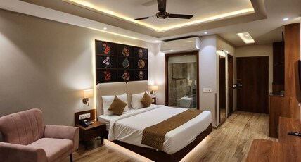 Alwar Vanyaevilas ( A Luxury Boutique Resort ) Room Type - Luxury Room with Mountain View